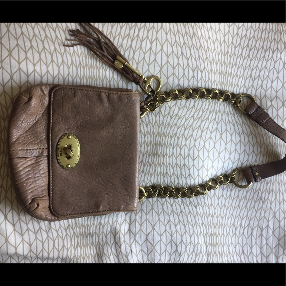 Taupe Fossil Purse